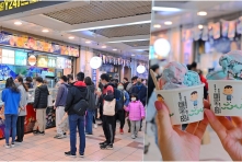 台北地下街排隊冰淇淋，44種口味兩大球才35元，不少台北人的童年美食回憶～